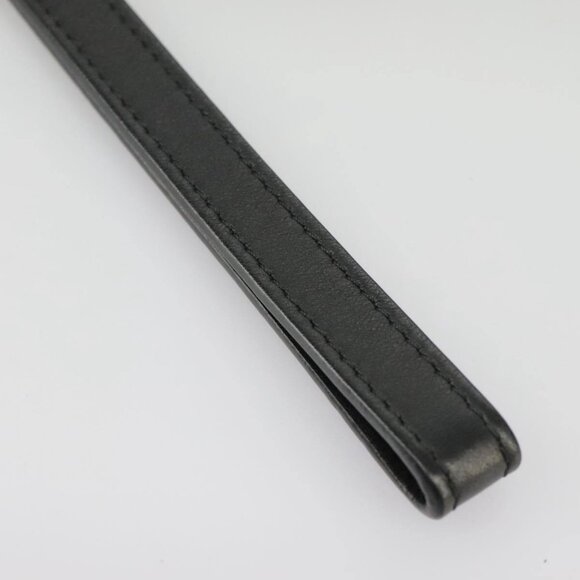 LOUIS VUITTON Disc Pouch Leather Black M81777 LV Auth 98260SA - Picture 11 of 15